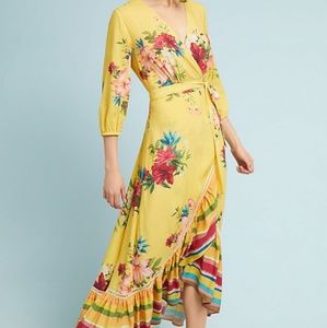 Long Anthropologie spanish dress